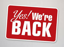 Image result for we are back