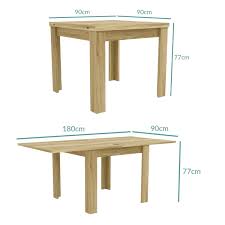 View the arcadia flip top table at havertys.com. Extendable Flip Top Oak Dining Table Seats 6 New Town Furniture123