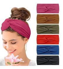 Boho Adult Head Wraps Boho Hipster Headwear Burgundy Pre-Tied Love Hope Head