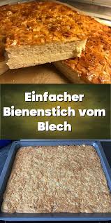 Ein luftiger hefeteig ist dabei die perfekte basis für saftigen butterkuchen, zwetschgendatschi und bienenstich. Einfacher Bienenstich Vom Blech In 2020 Bienenstich Bienenstich Rezept Bienenstich Kuchen