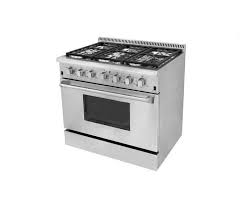 The elegant large temperature gauge monitors the actual temperature in the oven. China 36 Inch Commercial Freestanding Gas Stove With Electric Oven China Cooking Range And Kitchen Equipment Price