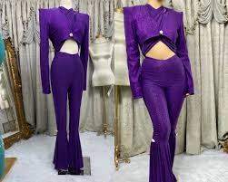 I've been in love with. Selena Quintanilla Costume Purple Outfit Etsy