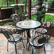 Check out our mosaic patio furniture selection for the very best in unique or custom, handmade pieces there are 2094 mosaic patio furniture for sale on etsy, and they cost $706.53 on average. China Mosaic With Steel Outdoor Coffee Table China Garden Furniture Patio Furniture