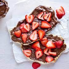 Nutella Strawberry Pizza Oh Sweet Basil Recipe Nutella Dessert Recipes Nutella Desserts Nutella Recipes