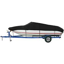 Icover Trailerable Boat Cover Water Proof Heavy Duty Fits