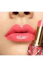 Yves Saint Laurent Rouge Volupté Shine Oil In Stick Lipstick Yves Saint Laurent Rouge Volupte Shine Oil In Stick Lipstick Alternate Color 15 Corail Spontini Lipstick Yves Saint Laurent Lips Of An Angel