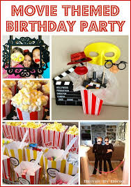 Movie Theater Birthday Party Favor Ideas Driven By Decor Movie Themed Birthday Party Movie Themed Party Movie Birthday Party Movie Night Birthday Party