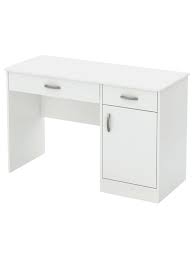 Product title techni mobili classic computer desk with drawers, grey average rating: South Shore Axess Small Desk With Storage Pure White Office Depot