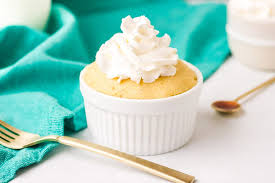In a mug you can use in the microwave, whisk together the dry ingredients — flour, sugar, and baking powder. Best Keto Vanilla Mug Cake Recipe 5g Net Carbs 5 Minutes