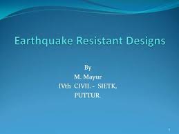 Earthquake Resistant Structures Ppt Presentation Download Course Finder