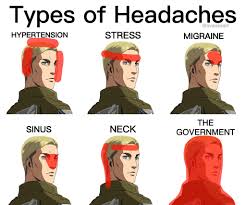 Add your own headache cause to complete the meme. Types Of Headaches Erwinsmith