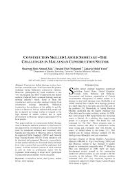 Download malaysia construction labour rate. Pdf Construction Skilled Labour Shortage The Challenges In Malaysian Construction Sector