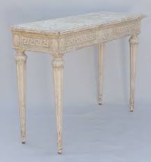 Pair Of Painted 19th Century French Console Tables With Greek Key Frieze French Console Table Console Table Greek Key