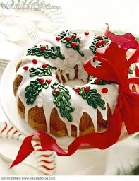 Christmas time is here again and you've been charged with bringing dessert. Christmas Bundt Cake With Icing And Holly Decorations Christmas Cake Icing Ideas Cake Chri In 2021 Christmas Bundt Cake Christmas Cake Decorations Christmas Cake