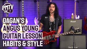 Angus Young Guitar Habits - How To Sound Like Angus Young - Gear Guide,  Tone Tips, Playing Style - Youtube