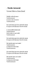 Apa trece ,pietrele raman is with calina alexandra. Verde Inrourat