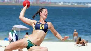 After 1936, field handball was no longer played at the games, except as a demonstration sport in 1952 in helsinki. Junior Beach Handball Players Aiming For 2018 Youth Olympics Daily Telegraph