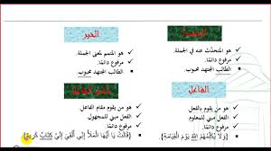 المرفوعات في اللغة العربية Youtube