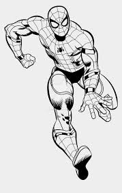Silhouette spiderman clipart black and white. Drawing Dark Spider Man Transparent Png Clipart Free Desenhos Para Colorir Vingadores Cliparts Cartoons Jing Fm