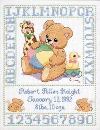 Maybe you would like to learn more about one of these? Free Counted Cross Stitch Baby Samplers