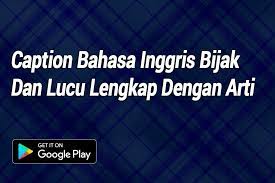 Dalam mempelajari bahasa inggris atau bahasa apapun. Caption Bahasa Inggris Fur Android Apk Herunterladen