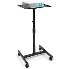 Duronic Projector Stand Wps20 Adjustable Video Projector Floor Table On Wheels Tall Moveable Laptop Trolley Portable On Caster Wheels Adjus