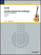 As such, almost all their music is perfect for beginner guitarists and guitar duets. Easy Duets For Beginner Guitar Duet By Sor F J W Pepper Sheet Music
