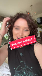 Summer 💇‍♀️ #glowup #haircut #hairtok #curlyhair #summerhaircut  #badtransition #justpostit #sendit #doitfortheplot #badsinging