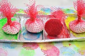 Paintbrushes are a necessity when it comes to starting a box full of crafts for 2 year olds. Mesh Dabber Painting Crafts For 2 Year Olds Crafts Simple Art Activity