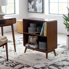 Belham Living Carter Mid Century Modern Small Bookcase Hayneedle Small Bookcase Mid Century Modern Bookshelf Mid Century Modern Bookcase