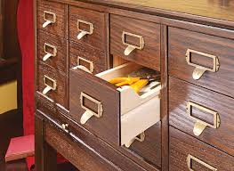 See how i rescued a craigslist card catalog (the before was horrible!!) how to make a map cabinet. Card Catalog Cabinet Woodworking Project Woodsmith Plans