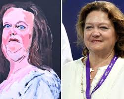 Gina Rinehart tried to hide her portrait