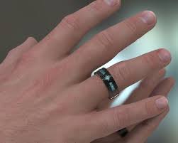 Mens Wedding Band 14k Black Gold Square Blue Diamond Blue Etsy Blue Diamond Wedding Band Black Gold Nails Black Gold Jewelry