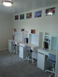 Home School Desk Space Ikea Desks And Chairs Homeschool Room Design Kids Homework Room Preschool Desk