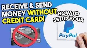 On the mobile phone app, wallet is under the menu. How To Setup Paypal Account Receive And Send Money Without Credit Card Youtube