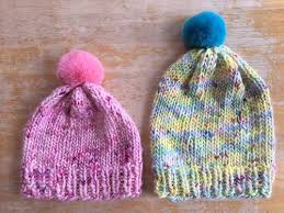 Try your hand at knitting! Quick And Easy Knitting Big Wool Basic Hats In Baah Sequoia Pattern And Branch