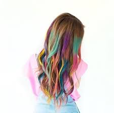 If you can't get hair chalk, you can try using chalk pastel or eyeshadow. Hair Chalking 8 Rainbow Hair Chalk Ideas You Re Gonna Want To Try