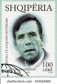 Tirana Albania October 09 2015 Stamp Stock Photo 559569469