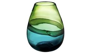 Monogram glass engraved ornament free shipping! Buy Habitat Cielo Blue And Green Tulip Glass Vase Vases Habitat