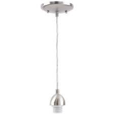 Westinghouse Lighting 7028400 Single Light Mini Pendant Kit With Nickel Finish Single Pendant Lighting Pendant Light Kit West Elm Pendant Light