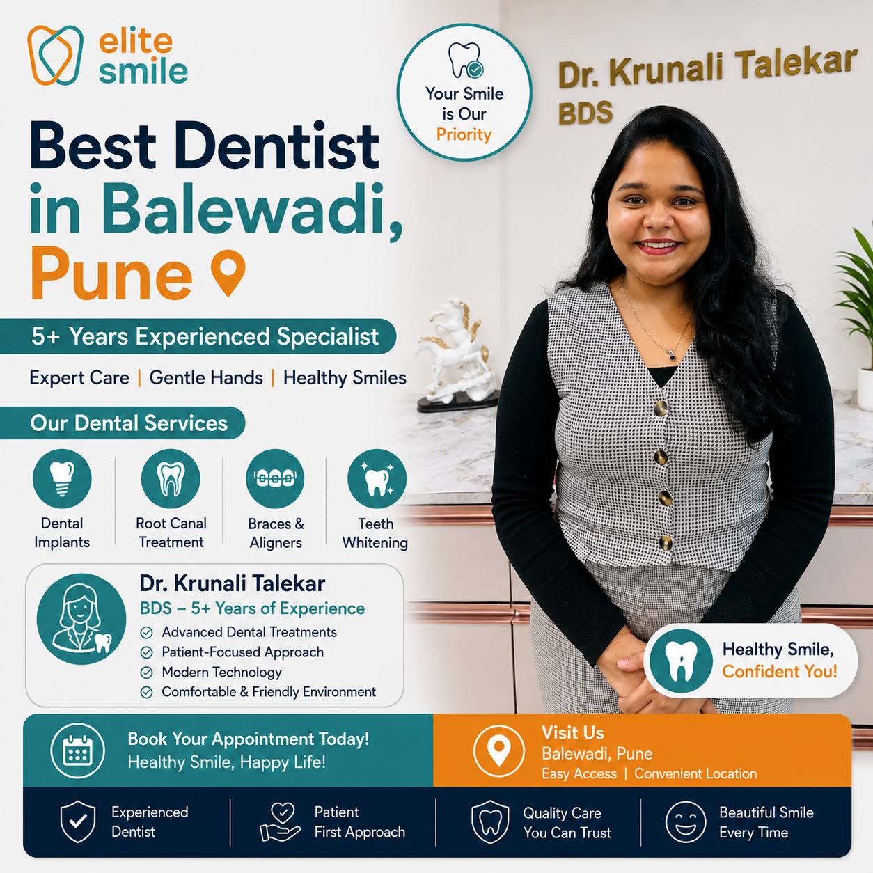 Best Dentist in Balewadi, Pune – 5+ Years Experienced product image