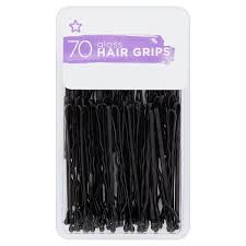 Just press the hair grip in place and you're done. Superdrug Hair Grips 70 Black Hair Superdrug