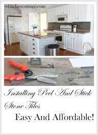Aspect peel & stick stone tile are manufactured using a proprietary process. Installing Peel And Stick Stone Aspect Tiles Anne P Makeup And More