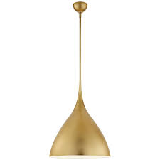 Gold Pendant Light With Modern Profile Avenue Design Canada Visual Comfort Gold Pendant Lighting Brass Pendant Light