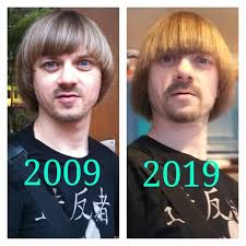 Six years ago, when I did the 10 year challenge...