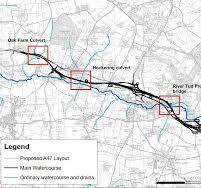 A47 North Tuddenham to Easton Dualling