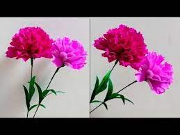 Youtube Paper Flowers How To Make Paper Flowers Paper Flower Kit