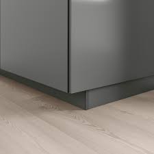 Even the smaller details are important when you are planning a complete kitchen. Forbattra Dark Grey Plinth Ikea