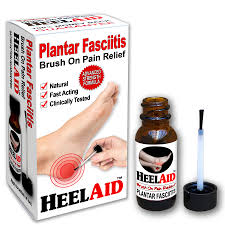 Amazon.com: HeelAid New Plantar Fasciitis Brush-On Heel Rapid Pain Relief.  Doctor Developed, Clinically Tested, Natural Ingredients Specially  Formulated to Penetrate Deep to The Fascia and Relieve Pain. : Health &  Household