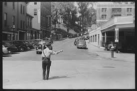 Traffic Cop In Brattleboro Vermont Photographer Jack Delano Created August 1941 Brattleboro Brattleboro Vermont Vermont